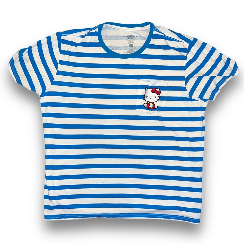 ❌SOLD❌Hello Kitty striped top